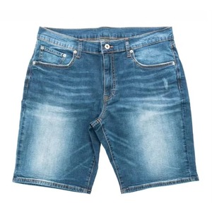 Wholesale Custom Summer Women's High Waisted Skinny Slim Denim Shorts Breathable 100% Cotton Elastic Waist Casual - Product Image 2