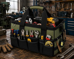 Bolsa de Herramientas Resistente |   Organizador de Herramientas Profesional para Electricistas y Mecánicos con Almacenamiento de Múltiples Bolsillos |   Gran Capacidad - Product Image 5