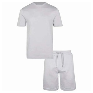 Conjunto de Camiseta y Pantalones Cortos para Hombre, Fabricante Pakistaní, Tela Suave y Ligera para Verano, Corte Regular, Alta Calidad, Personalizable - Product Image 1