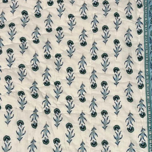 Couette en coton Jaipur imprimée à la main, motif floral coloré, réversible, pour lit simple, style bohème vintage, écologique, 300 fils/cm², pour la maison - Product Image 4