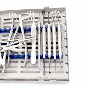 Kit de Instrumentos Quirúrgicos Astrin para Extracción Dental Atraumática, Juego de Instrumentos para Implantes, Acero Inoxidable, Autoclavable, Manual, CE - Product Image 3