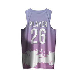 Ensemble short et maillot de basket-ball de haute qualité, col en V, sans manches, respirant, en maille, pour adultes, toutes saisons - Product Image 4