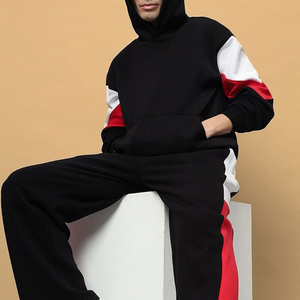 Ensemble de survêtement décontracté pour hommes, tissu respirant, ensemble deux pièces élégant, service de vente en gros personnalisé - Product Image 4