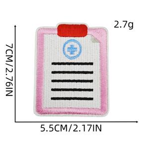 Wholesale Custom Embroidery Patch Raised Logo <b>Fabric</b> Badge Heat Press Sew <b>On</b> <b>Iron</b> <b>On</b> for Caps Jackets Shirts Bags Garments Facto - Product Image 5