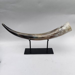 Viking Horn Beer <b>Mugs</b> With Wooden Stand And Decorative Sword Holder Floral Pattern Gold Plated Vintage Style For Party Adult Use - Product Image 3