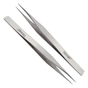 Non-magnetic 1 Industrial-grade tweezers Electronic components handling Alloy for non-magnetic use Anti-corrosive finish Twee