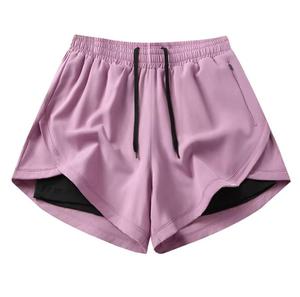 Pantalones Cortos Deportivos de Secado Rápido para Hombre, de Color Sólido, con Cordón Ajustable en la Cintura Elástica, de Longitud Media, Tejido de Algodón, con Bolsillos Delanteros con Logotipo - Product Image 6