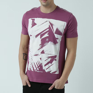 T-shirt pour homme, style streetwear, imprimé graphique, coton premium, coupe décontractée, col rond, manches courtes, tee-shirt décontracté tendance, doux et léger - Product Image 1