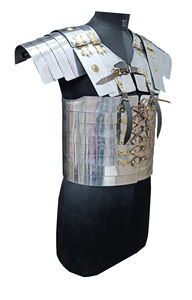 ชุดเกราะโรมันแบบ Lorica Segmentata ของแท้ ผลิตด้วยมือจากเหล็กแผ่น สำหรับการแสดงประวัติศาสตร์ งานฝีมือโลหะ ราคาขายส่ง - Product Image 3