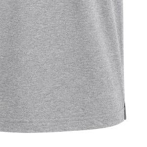 Heather Gray Short Sleeve Polo <b>Shirt</b> with Jack & Jill Crest Patch Embroidered on Chest Plain Back Collared Button Front Casual - Product Image 6