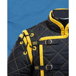 Custom Medieval Padded Gambeson Coat Thick Cotton Aketon For Larp Cosplay Viking Wearing Protective Gear Jacket - Product Image 3