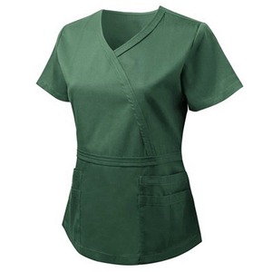 Uniformes de Enfermería de Spandex Tejido para Mujer a Bajo Precio, Trajes Quirúrgicos de Alta Calidad para Hospital con Detección de Agujas y Fusión sin Costuras - Product Image 3