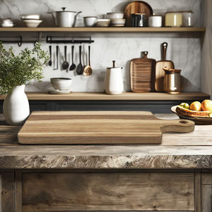 Bandeja de Madera Ecológica Huhipro de Alta Calidad, Color Natural, Antideslizante, Segura para Contacto con Alimentos, Ligera y Portátil - Product Image 2