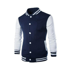 Chaquetas Varsity de Lona para Hombre, Invierno, Venta al Por Mayor, Logotipo Personalizado, Cuello Alto, Logotipo Frontal, Transpirables, Impermeables, Ecológicas, de Secado Rápido - Product Image 3