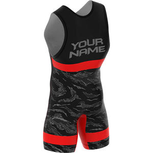 Combinaison de lutte pour hommes adultes, 100% polyester, impression personnalisée, séchage rapide, respirante, taille plus, tissu 220 grammes - Product Image 6