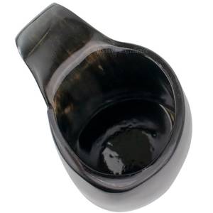 100% High Quality Viking <b>Wine</b> Horn Mug Top Trending Europe-Style Carved Drinking Horn Tankard Buffalo Ox Horn Agate Coffee - Product Image 3