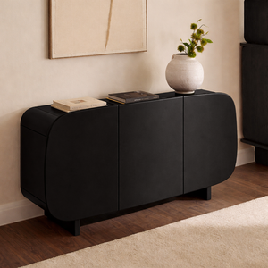 Buffet Vandana Vento Sereno 160x40 cm en bois de manguier Agathe - Product Image 1