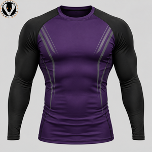 Rashguard durable pour hommes conçu pour le grappling, les entraînements de fitness et les séances d'arts martiaux. - Product Image 4