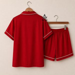 เสื้อเชิ้ตผ้าแจ็คการ์ดปักโลโก้ HMR แบบสั่งทำพิเศษ สำหรับฤดูร้อน ฤดูใบไม้ร่วง ฤดูใบไม้ผลิ ชุดนอนผู้หญิง - Product Image 3