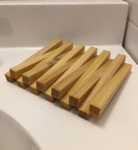Premium Handmade Bamboo Soap Dish Drain Holes Durable Sustainable Modern Design Natural Color Custom Size Spa Hotels Home Wood - Product Image 5