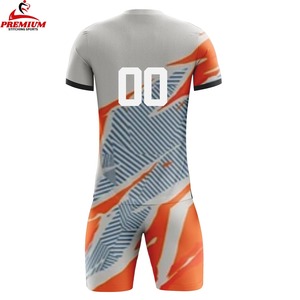 Camiseta de Fútbol de Verano de Alta Calidad, Diseño Personalizado con Impresión por Transferencia de Calor, Unisex, Tallas Grandes, Manga Corta, Transpirable - Product Image 4