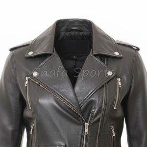 Vintage style <b>Short</b> women <b>leather</b> jacket loose fit streetwear fashion piece for autumn season comfortable <b>Leather</b> outfit - Product Image 3