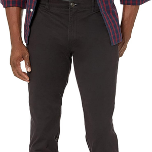 Pantalon chino en toile coupe droite personnalisé pour homme, coupe ajustée, idéal pour le bureau, les affaires et les commandes en gros - Product Image 3
