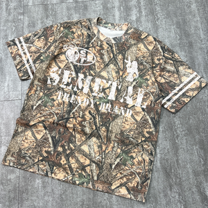 เสื้อยืดสตรีทแวร์ลายพราง Real Tree ผ้าคอตตอนหนานุ่มทรงหลวม เสื้อยืดโอเวอร์ไซส์แบบไหล่ตก ขายส่งสำหรับผู้ชาย รับสั่งทำ - Product Image 1