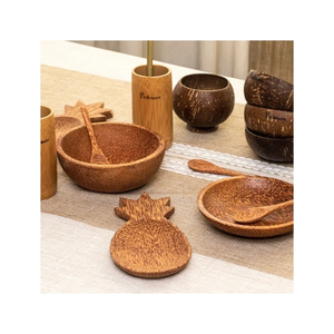 FAVORITO DE LOS CLIENTES: Tazón de Coco Limpio e Inodoro, Ideal para Servir Smoothies de Açaí Frescos y Guardar Deliciosas Ensaladas de Frutas - Product Image 1