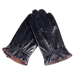 Guantes de cuero de nivel profesional diseñados para trabajadores y usuarios de la moda con ajuste ergonómico y material de cuero de primera calidad - Product Image 3