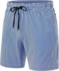 Shorts de Surf Casuales de Verano para Hombre, Tela de Lona de Spandex/Poliéster, Cierre con Cordón, Transpirables, Impermeables, de Secado Rápido - Product Image 4