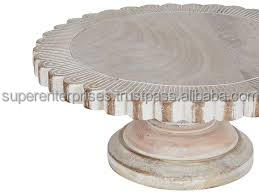 Wholesale Premium Non-Slip <b>12</b>-<b>inch</b> Wooden <b>Cake</b> <b>Stands</b> Alloy Black Base Rotating Revolving <b>Cake</b> Plate With Non-Slip Wood Bottom - Product Image 2