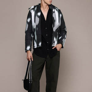 Chaqueta de Lona Acolchada Personalizada de Alta Calidad para Hombre, Impermeable, con Cuello Alto, para Actividades al Aire Libre en Invierno, Servicios OEM, Chaqueta de Burbujas - Product Image 4