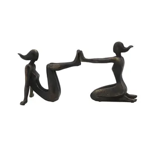 Handmade Modern Metal Sculpture Contemporary Decor Accent Luxury Heavy-Duty Aluminum Eco-Friendly Handmade Bookend for Office - Product Image 1