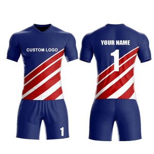 Uniformes de Fútbol Personalizados al Por Mayor, Camisetas Deportivas Unisex de Spandex/Poliéster, Manga Corta, Secado Rápido, con Nombre de Equipo - Product Image 5