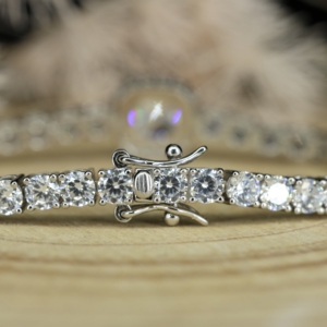 S925 Sterling Silver Gold Trendy 2.4CT Radiant Emerald Cut Vvs D Color Moissanite <b>Adjustable</b> <b>Bracelet</b> Women Bangles GRA Gift - Product Image 4