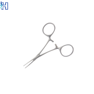 Pinces chirurgicales hémostatiques droites et courbées en acier inoxydable, type moustique - Product Image 1
