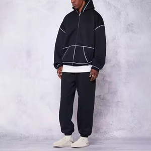 Nueva Llegada Sudadera con Capucha de Gran Gramaje con Logotipo Personalizado, Estilo Vintage y Lavado Ácido para Hombre, Tallas Grandes - Product Image 4