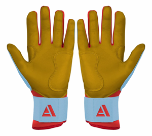 ถุงมือเบสบอลหนังแท้แบบมืออาชีพ ทนทาน บุหนาป้องกันฝ่ามือ สำหรับคนถนัดซ้าย/ขวา ปรับขนาดได้ตามต้องการ - Product Image 2