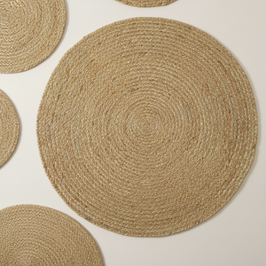 Handmade Water Hyacinth Rug Washable Handwoven Area Rug for Dining Room and Living <b>Space</b> Home <b>Decor</b> Wholesale Vietnam - Product Image 6