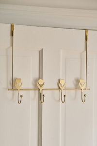 Elegante Perchero Metálico de Pared, Organizador Decorativo de Lujo para Abrigos, Sombreros y Bolsos, para la Entrada del Hogar - Product Image 4