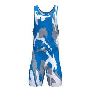 Singlet de Lucha Unisex con Cuello en V y Doble Tirante, Personalizado con Sublimación, Spandex/Poliéster, Transpirable y Ecológico - Product Image 1
