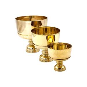 ชุดถาดชามทองเหลือง10 "ทำจากทองเหลืองแท้สำหรับตกแต่งบ้านโรงแรมผสมของฝากสไตล์โมเดิร์นแบบดั้งเดิม - Product Image 2