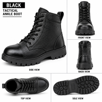 Chaussures tactiques de sécurité de qualité supérieure pour hommes et femmes, semelle souple, personnalisables, pour l'entraînement et la sécurité.
