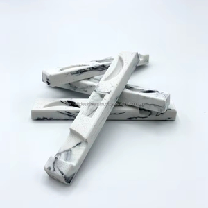 ที่พักช้อนส้อมหินอ่อนที่สวยงามทำจากหินธรรมชาติเหมาะสำหรับบ้านร้านอาหารและการตกแต่งห้องหรูหรา - Product Image 1