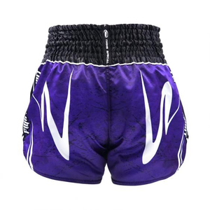 Shorts Dobles de Muay Thai de Alta Calidad, Diseño de Camuflaje Tigre Blanco y Negro, para Boxeo, MMA, Kickboxing, Unisex, Sublimados - Product Image 4
