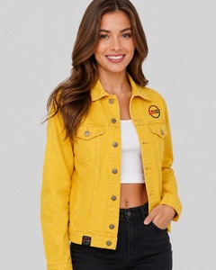 <b>Women's</b> Stylish Denim Vest Sleeveless Button Front Jean <b>Waistcoat</b> with Classic Collar and Functional Pockets for Casual Fashion - Product Image 4
