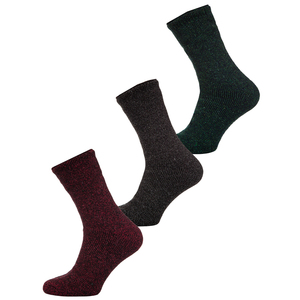 Men's <b>Wool</b> Nylon Crew <b>Socks</b> Thick Knitted Solid Color Winter Thermo <b>Socks</b> - Product Image 5