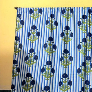 Rideau de fenêtre en coton floral avec motif de draperie champêtre imprimé pour les intérieurs inspirés des cafés et la décoration d'une maison chaleureuse - Product Image 5