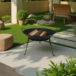 Skies Trader Soporte Portátil de Acero para Brasero de Gas Natural, Brasero para Patio Exterior, Calentador para Jardín y Patio Trasero 10000-14999 BTU - Product Image 1